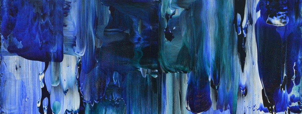 Abstract Painting by Nicola Beattie - Detail
