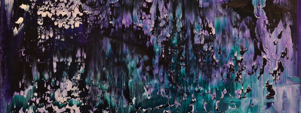Abstract Painting by Nicola Beattie - Detail